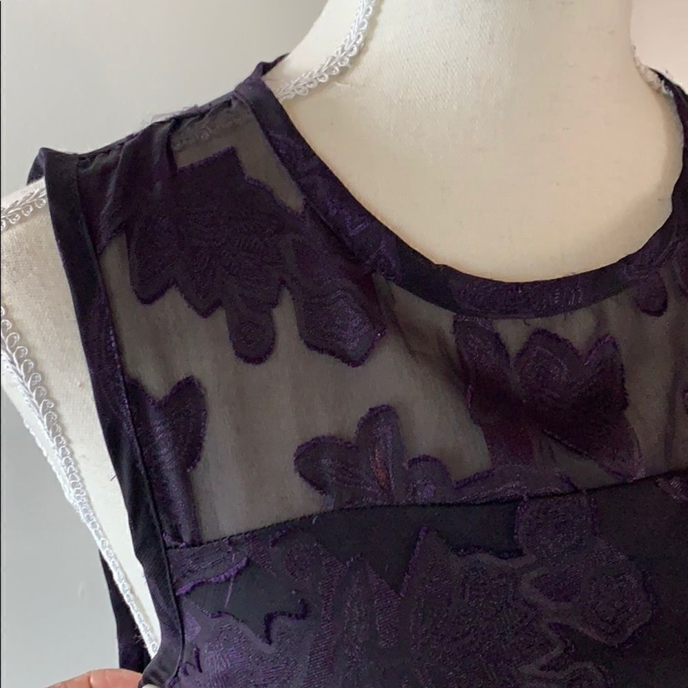 Blondie and Me Purple Lace Dress Size 9 Juniors - Picture 4 of 9